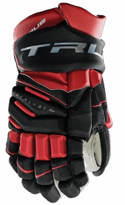 True Hockey True Catalyst 9X Junior Hockey Gloves -True Hockey CT9xGlove Black Red 1